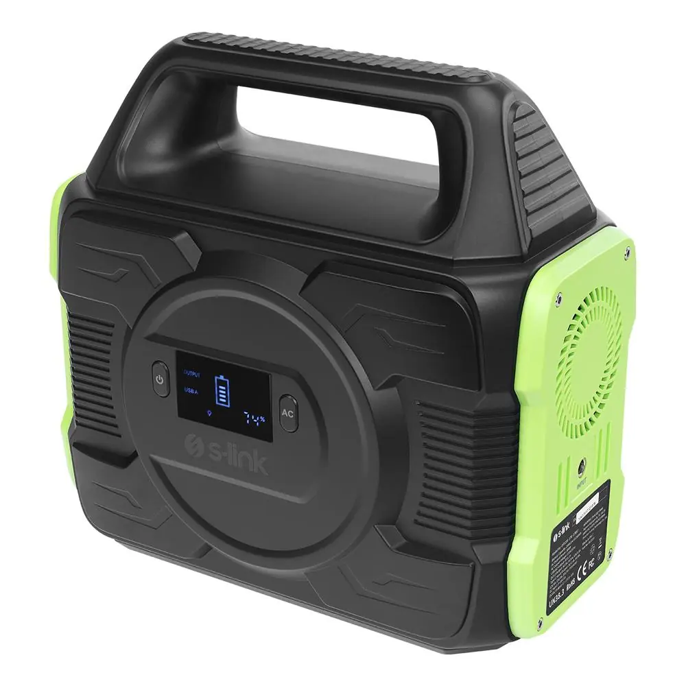 S-link OPS300 300W 80.000mAh 288Wh LED Lambalı Saf Sinüs Multi-Output LCD Taşınabilir Güç Kaynağı 1