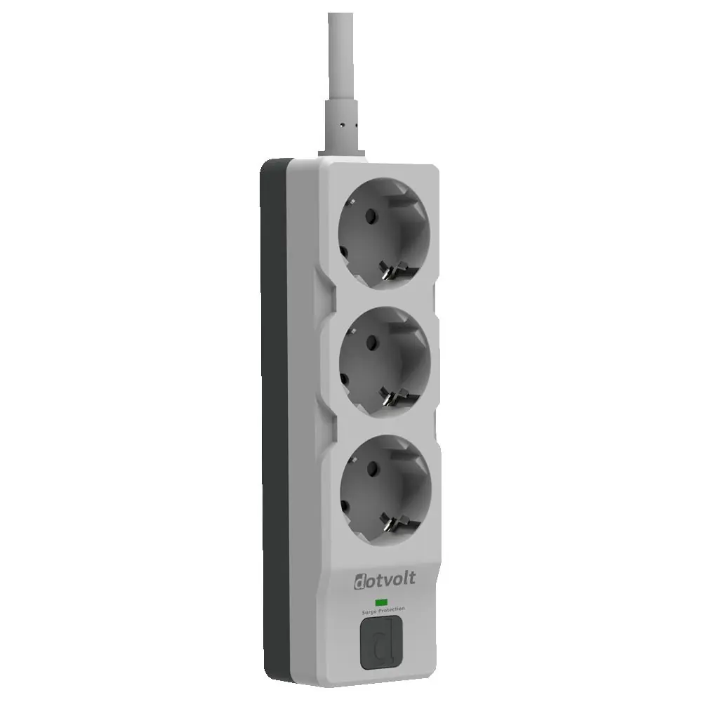 DOTVOLT SURGE HUNTER 3 LU 1.5MT ENERJI KORUMA PRIZI (1050 J)