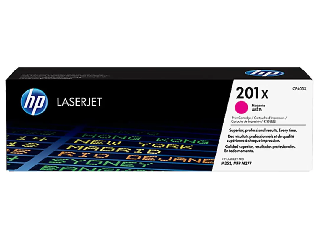HP 201X Magenta Kırmızı Yüksek Kapasite 2.800 Sayfa Toner CF403X 1