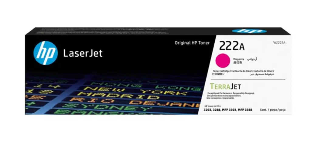 Hp 222A Magenta Kırmızı 1.200 Sayfa Toner W2223A 1