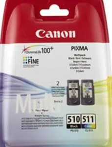 Canon PG-510 CL-511 Photo Value Kağıt Hediyeli 2 li Mürekkep Kartuş