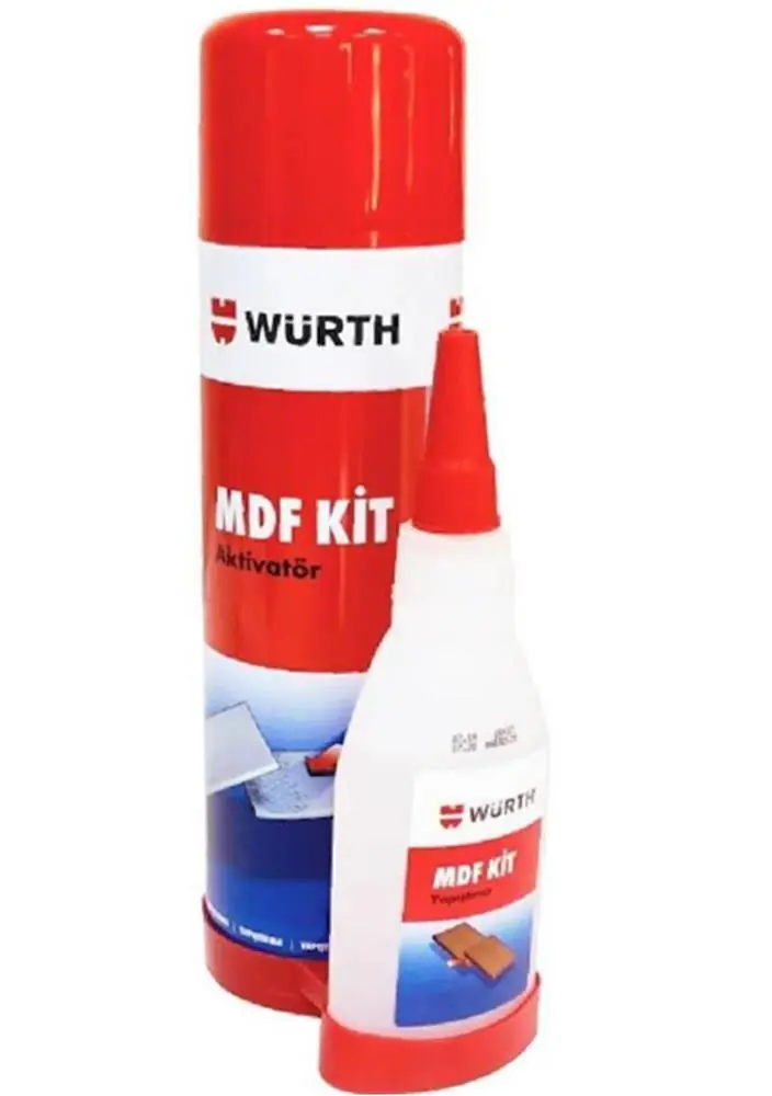 Würth Mdf Kit Aktivatör Hızlı Yapıştırıcı 100 ml+500 ml( 0892100444028 24 ) 1