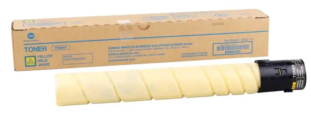 Konica Minolta TN-324Y Yellow Sarı Orjinal Fotokopi Toneri Bizhup C258-308-368 26.000 Sayfa 1
