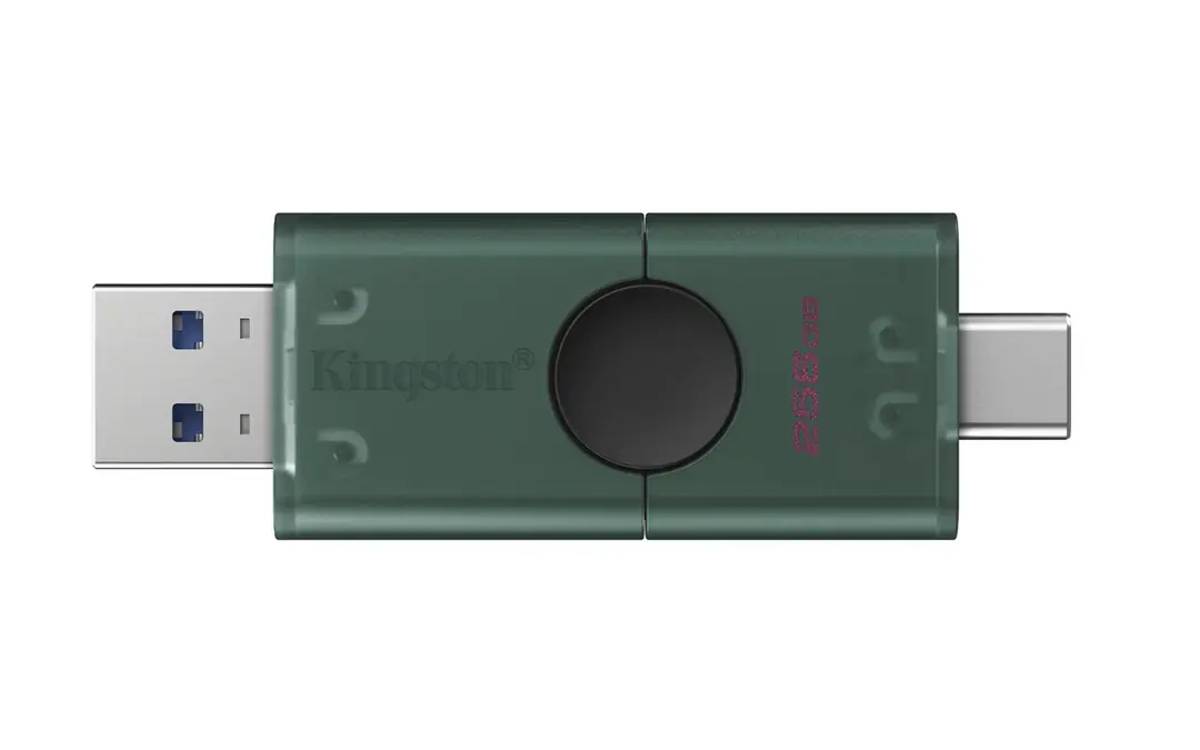 Kingston DTDEG2-256GB 256GB USB-A + USB-C 3.2 Gen 1 DataTraveler DuoG2 Flash Bellek 1