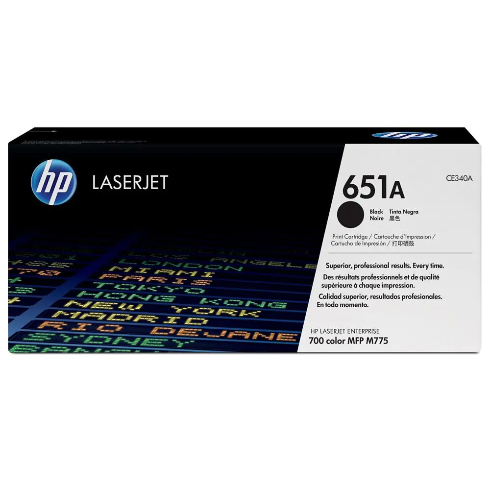 HP 651A Black Siyah  13.000 Sayfa Toner CE340A 1