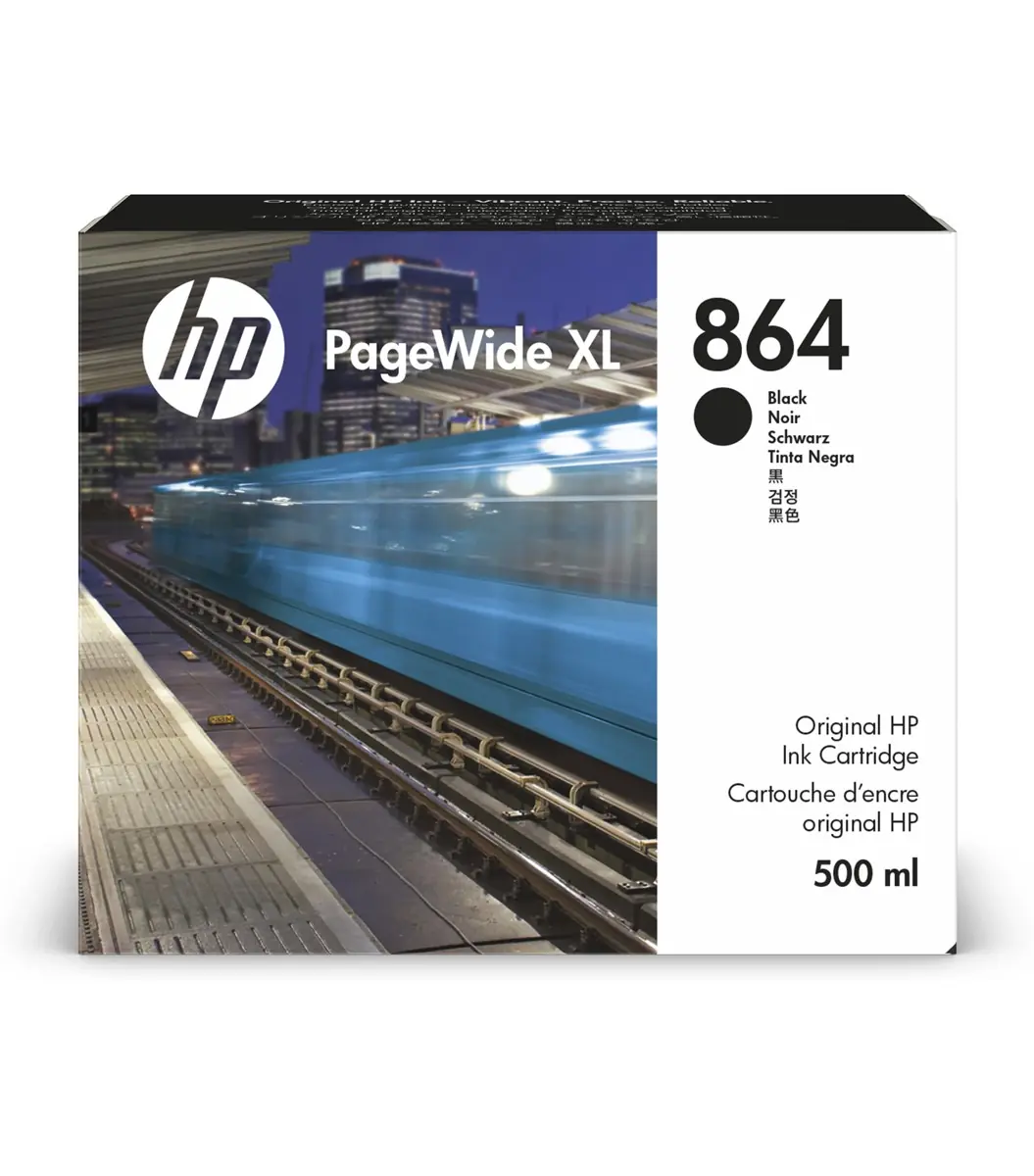 HP 3ED86A (864) SIYAH 500ML KARTUS