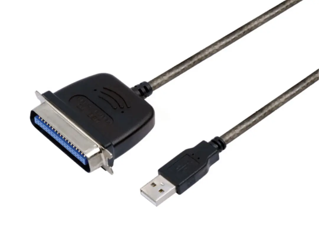 S-link Swapp SW-U614 Siyah USB to Parallel (CN36M) Kablo 1