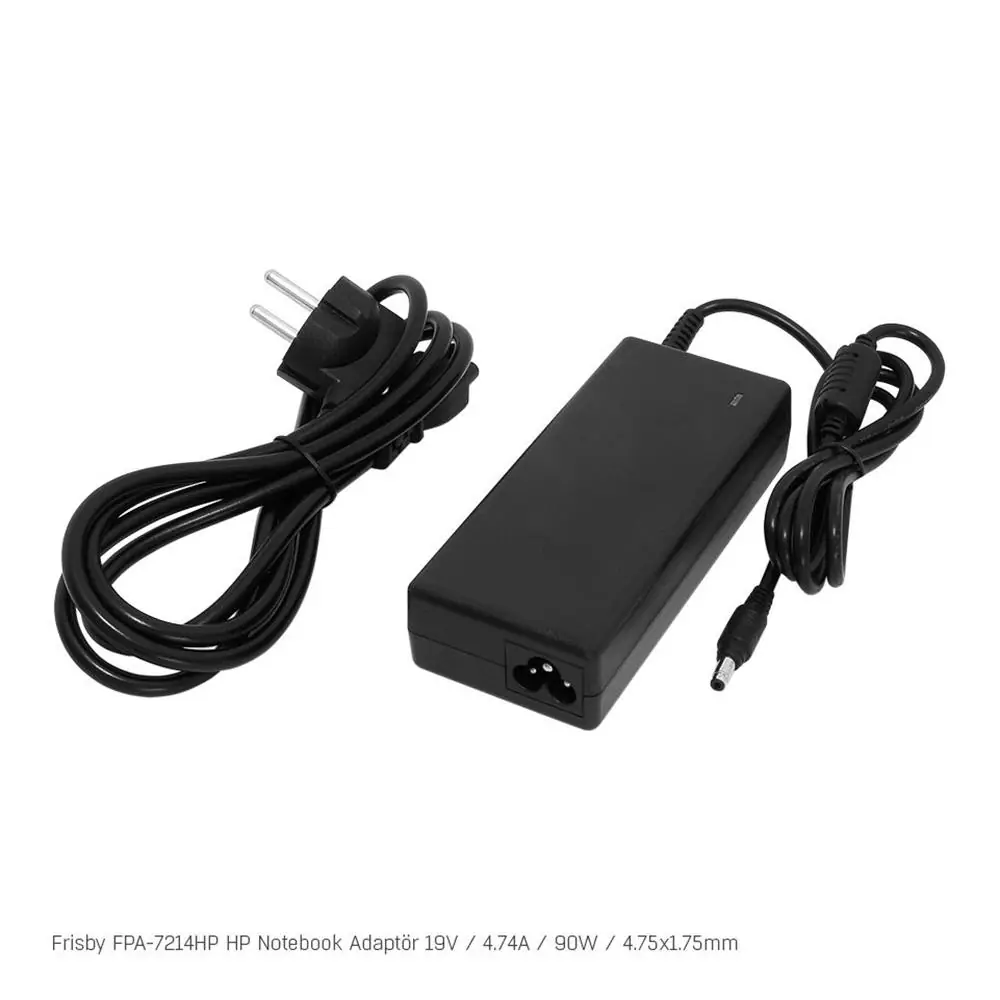 Frisby FPA-7214HP Notebook Adaptör (HP) 19V 4.74A (Uç Boyutu : 4.75 x 1.7mm) 1