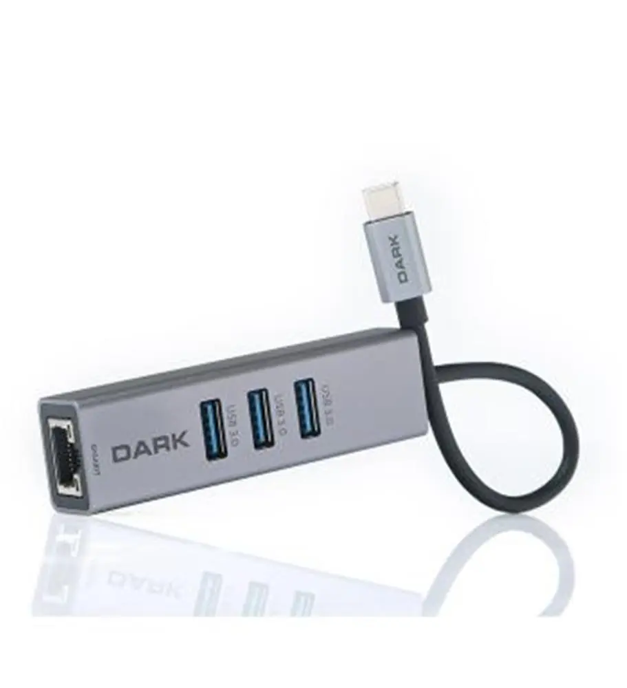 Dark DK-AC-U31X3GL USB3.1 Type-C - 3xUSB3.0HUB+ Gigabit Ethernet 1