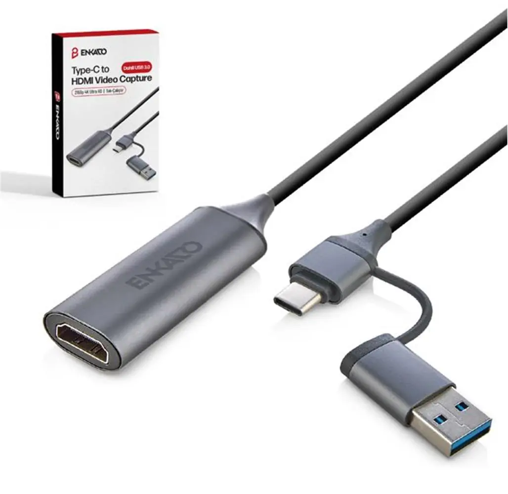 ENKADO EKD-TP46 TYPE-C+USB 3,0 TO HDMI VİDEO CAPTURE 1