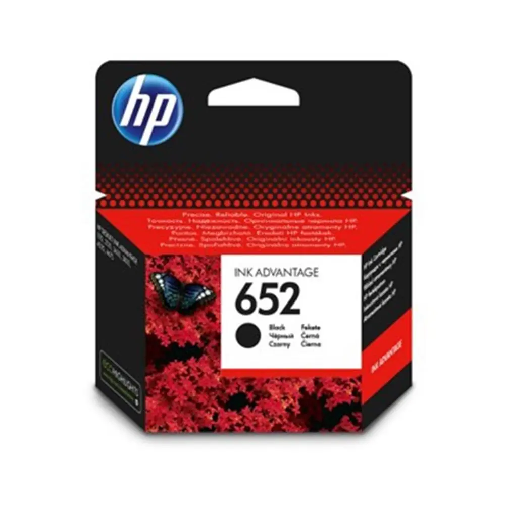 HP 652 Black Siyah Kartuş F6V25AE 1