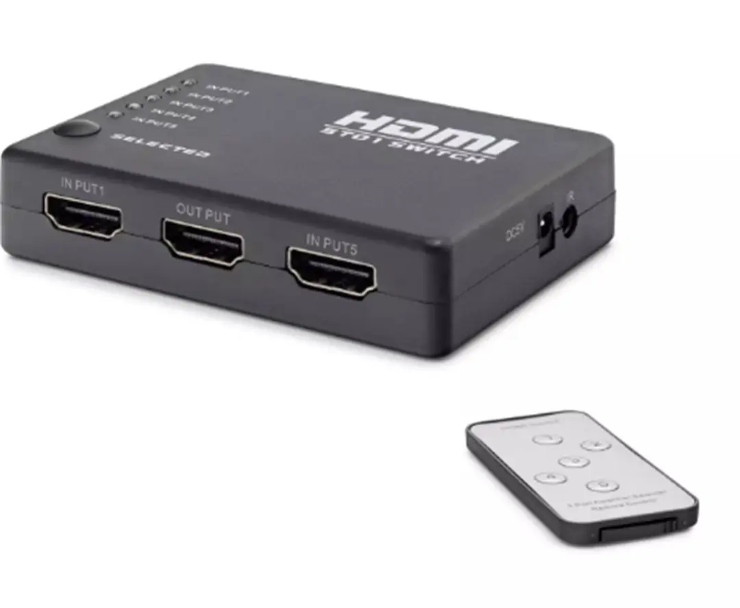 Hadron Hdx1272  5 Port Hdmi Switch 5Giriş 1Çıkış Kumandalı 1