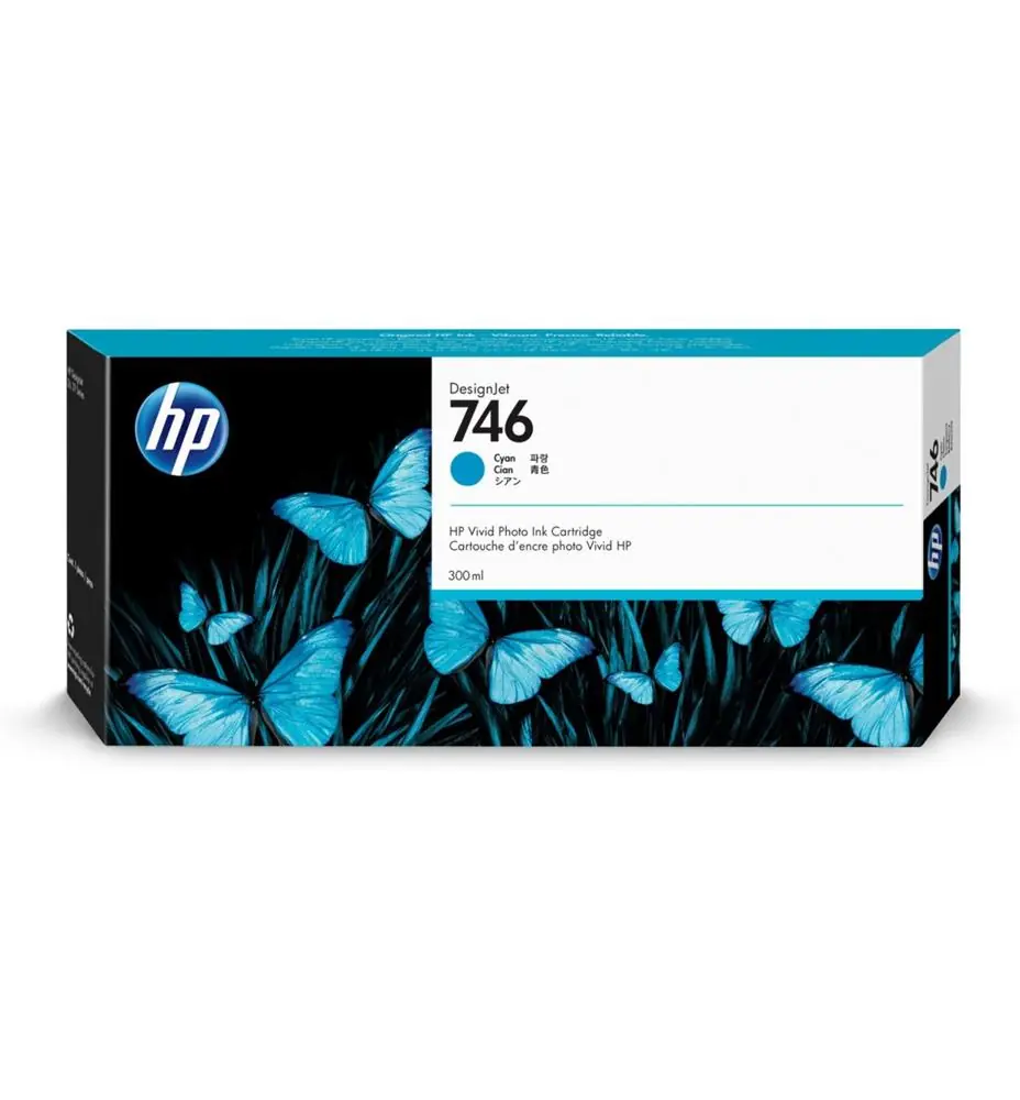 HP 746 Cyan Mavi 300 Ml Plotter Kartuşu P2V80A 1