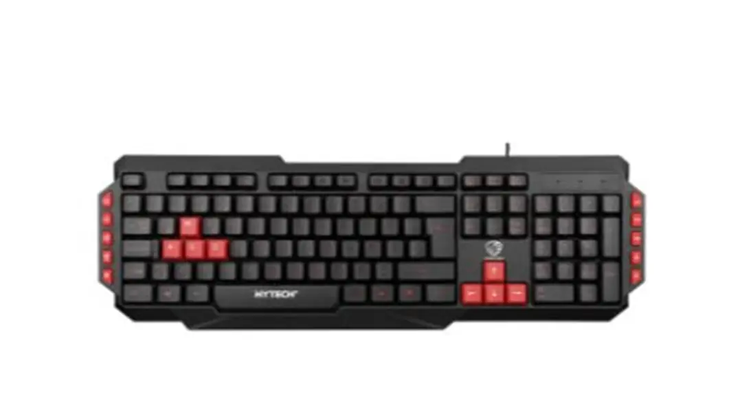 Hytech HYK-46 GAMY Siyah USB Kırmızı Tuşlu Q Gaming Oyuncu Klavyesi 1