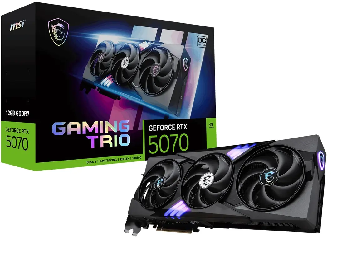 MSI VGA RTX 5070 12G GAMING TRIO OC 1