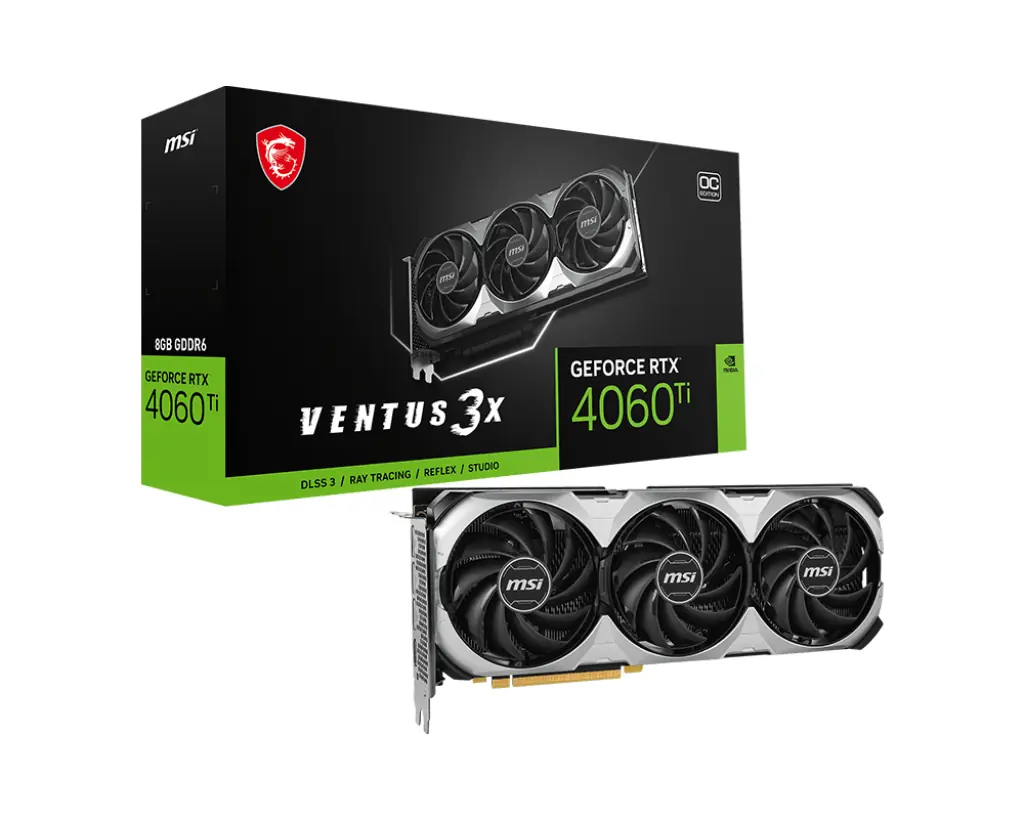 MSI VGA RTX 4060 TI VENTUS 3X E 8G OC