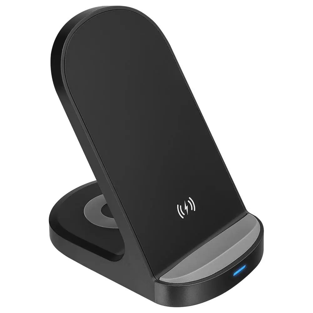 S-link SL-CW05 Mobil Telefon Uyumlu 15W LED Logo PRM Siyah Kablosuz Şarj Cihazı 1