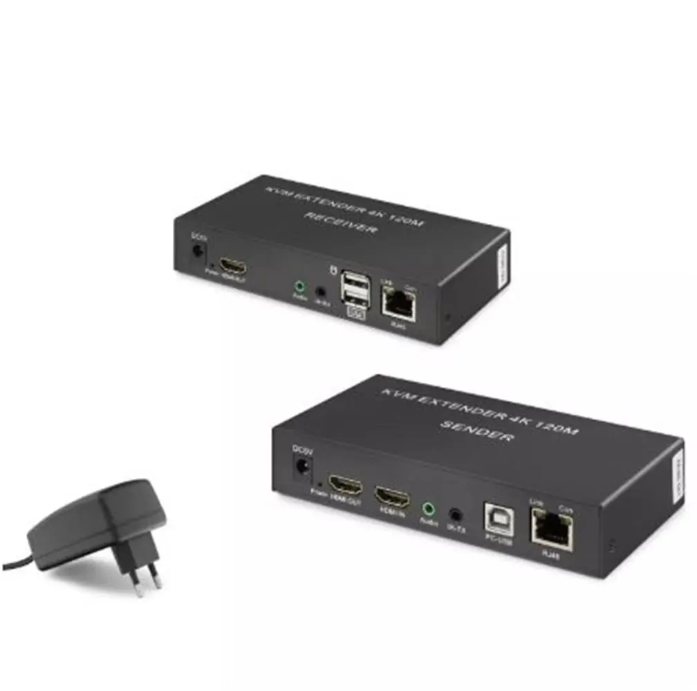 Hadron Hdx1306 120M  Hdmi Kvm 1080p Full HD Extender Siyah 1