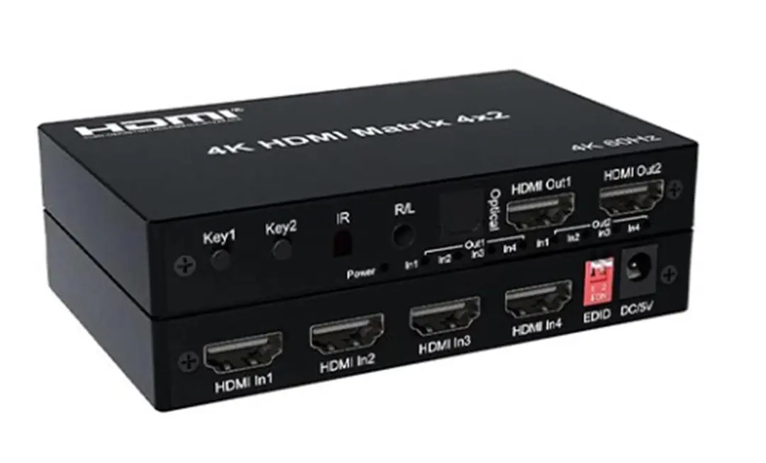 Nova HDMI 4×2 Matrix Switch 4K 60 Hz 1