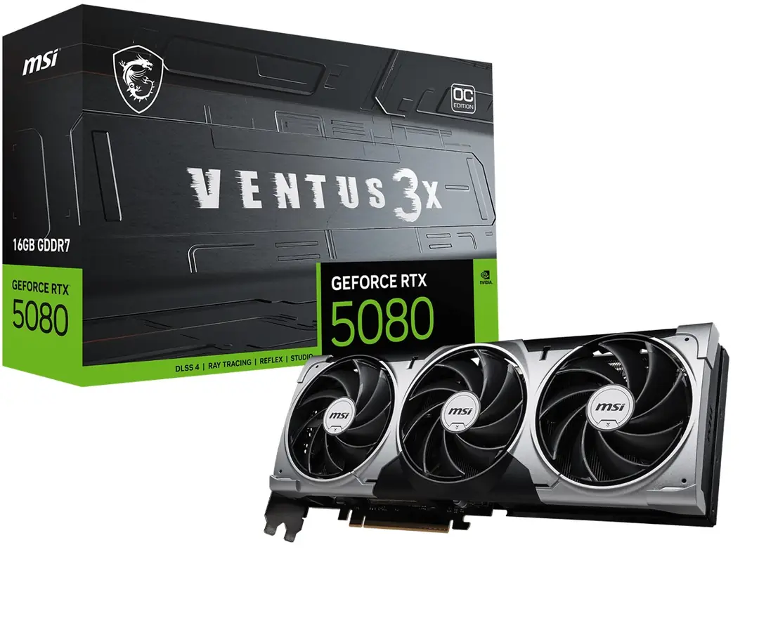 MSI VGA RTX 5080 16G VENTUS 3X OC