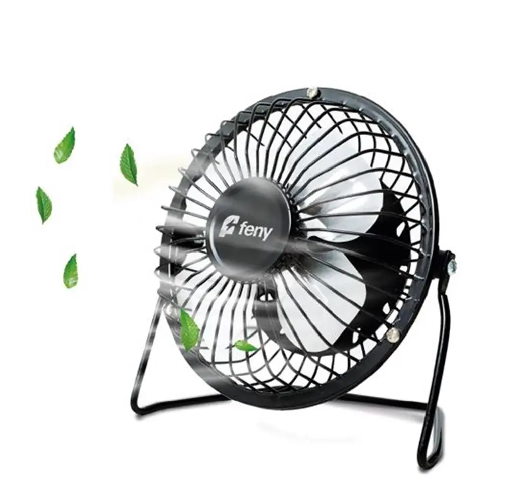 Feny FN-F86 Metal 360 Derece Dönebilen 4" Mini Masaüstü Fan