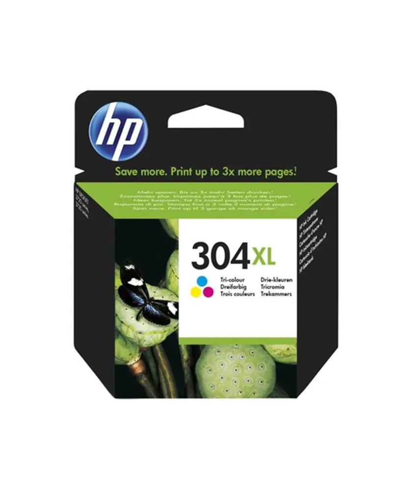 HP 304XL Color Renkli Yüksek Kapasiteli Kartuş N9K07AE 1