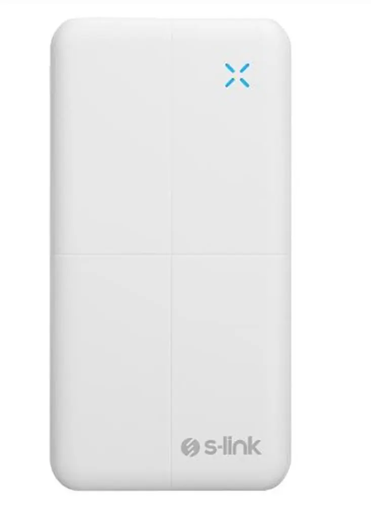 S-link IP-G12N 10000mAh Micro+Usb+ Type-C Giriş+Çıkış Beyaz. Taşınabilir Pil Şarj Cihazı Powerbank 1