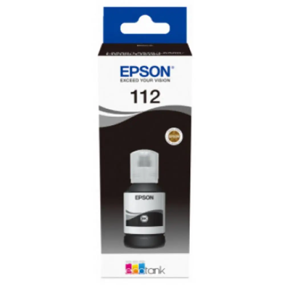 Epson 112  Black Siyah Şişe Mürekkep C13T06C14A 1