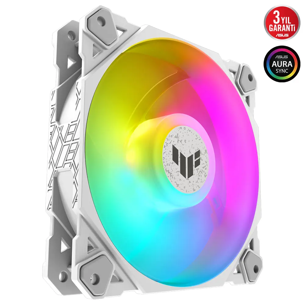 ASUS TUF GAMING TF120 ARGB - BEYAZ 1