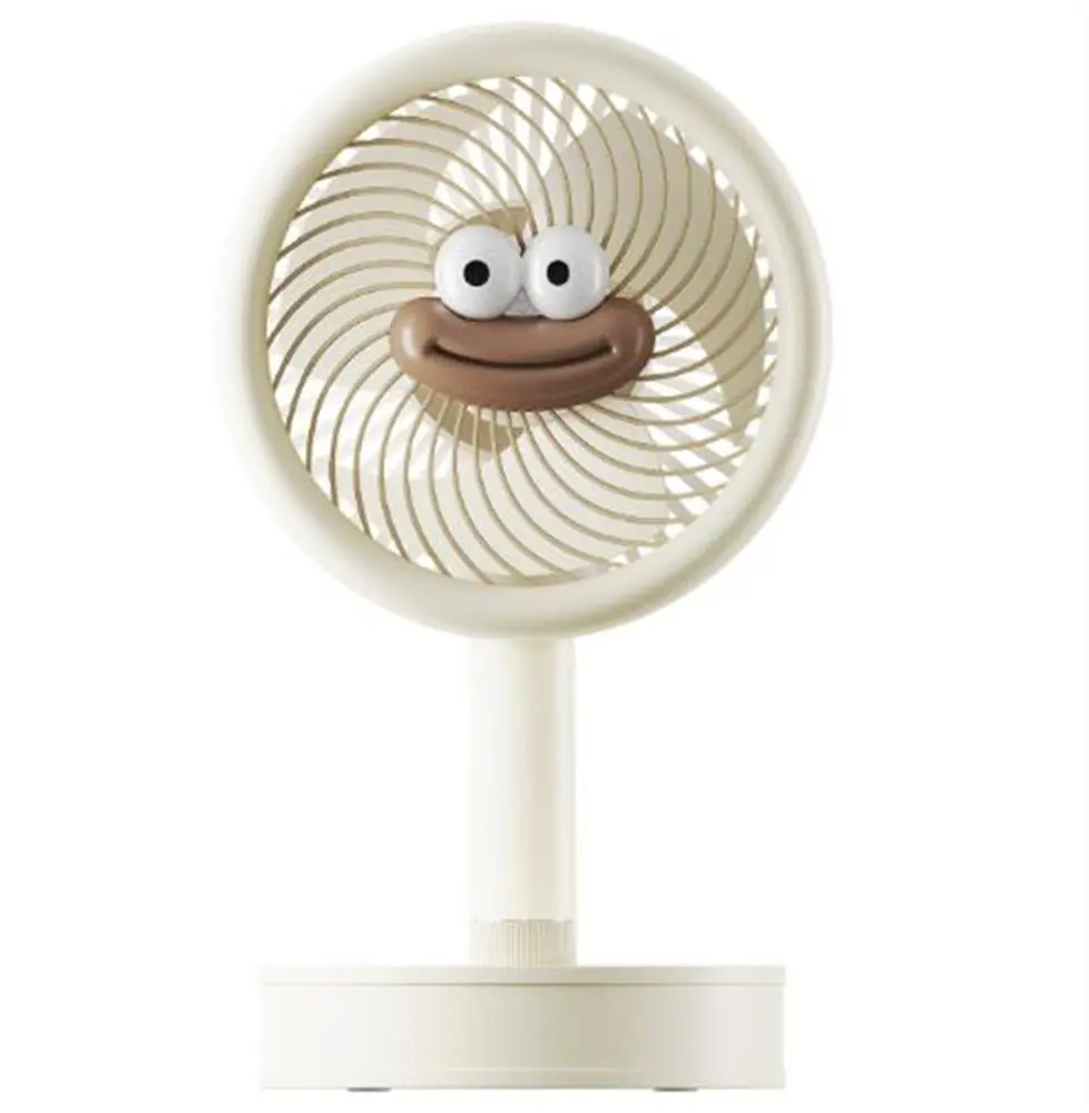Everest EFN14 Krem 1200mAh 3 Hız Kademeli Masaüstü USB Fan 1