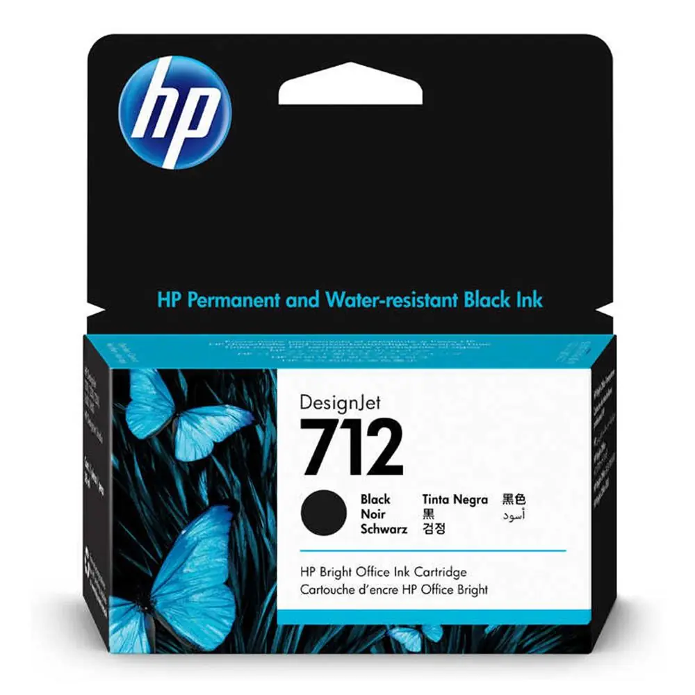 HP 712 Black Siyah 38ML Plotter Kartuşu 3ED70A 1