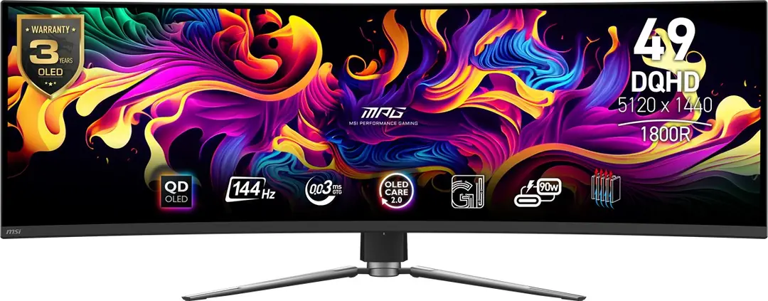 49 MSI MPG 491CQP QD-OLED MONITOR