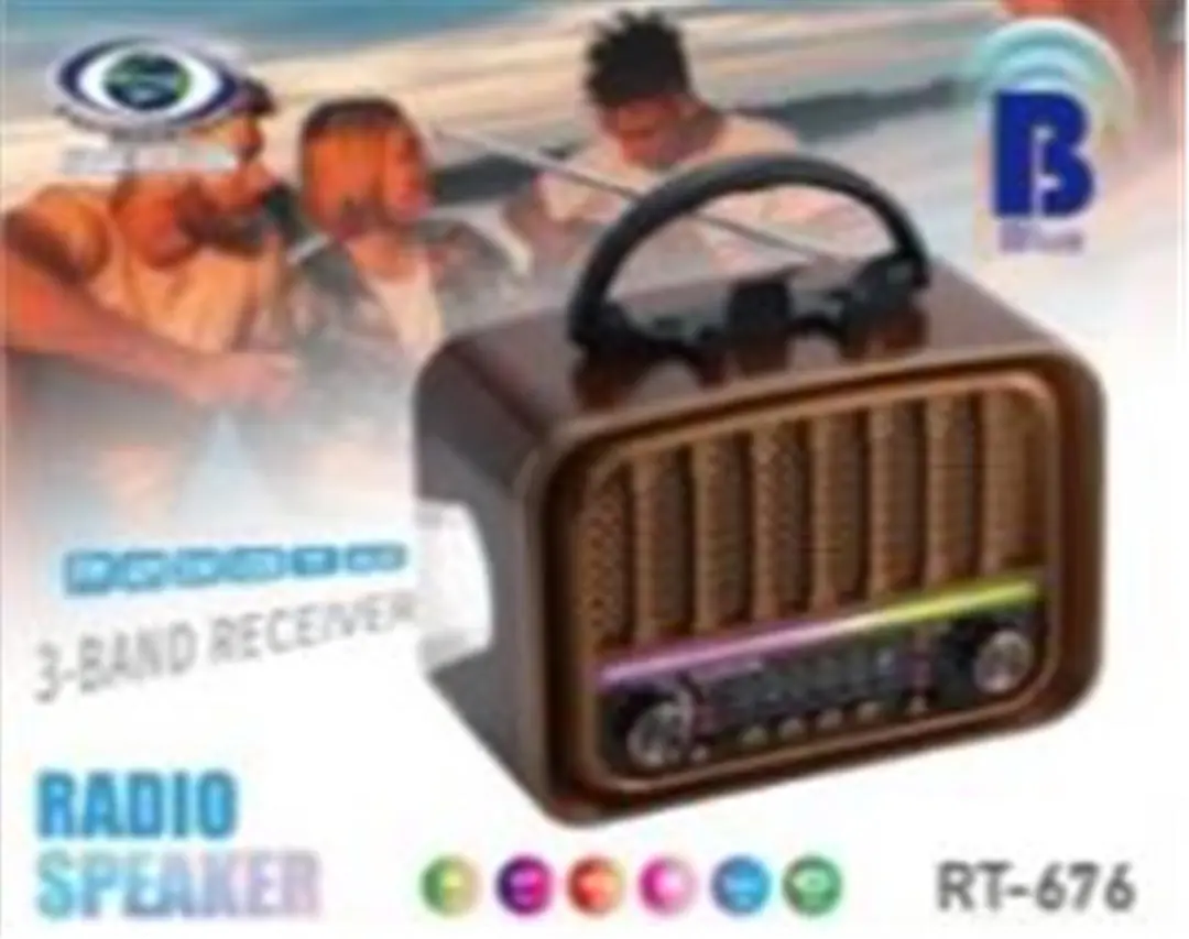 Everton RT-676  Bluetooth (rgb) Fenerli Usb-Micro Sd Nostaljik Radyo 1