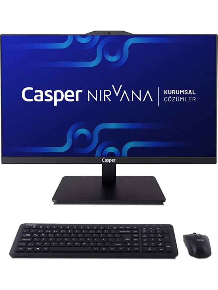 Casper Nirvana A90.1342-BE00X-V-S Siyah Intel i5-13420H 16GB RAM 480GB NVME 23.8" Pivot All In One