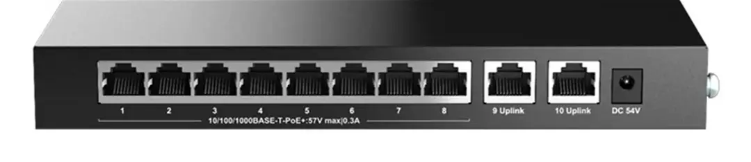H3C Magic BS210T-P 8 Port Poe+ 2 Port Uplink 10-100-1000 Mbps Metal Kasa Swich 1