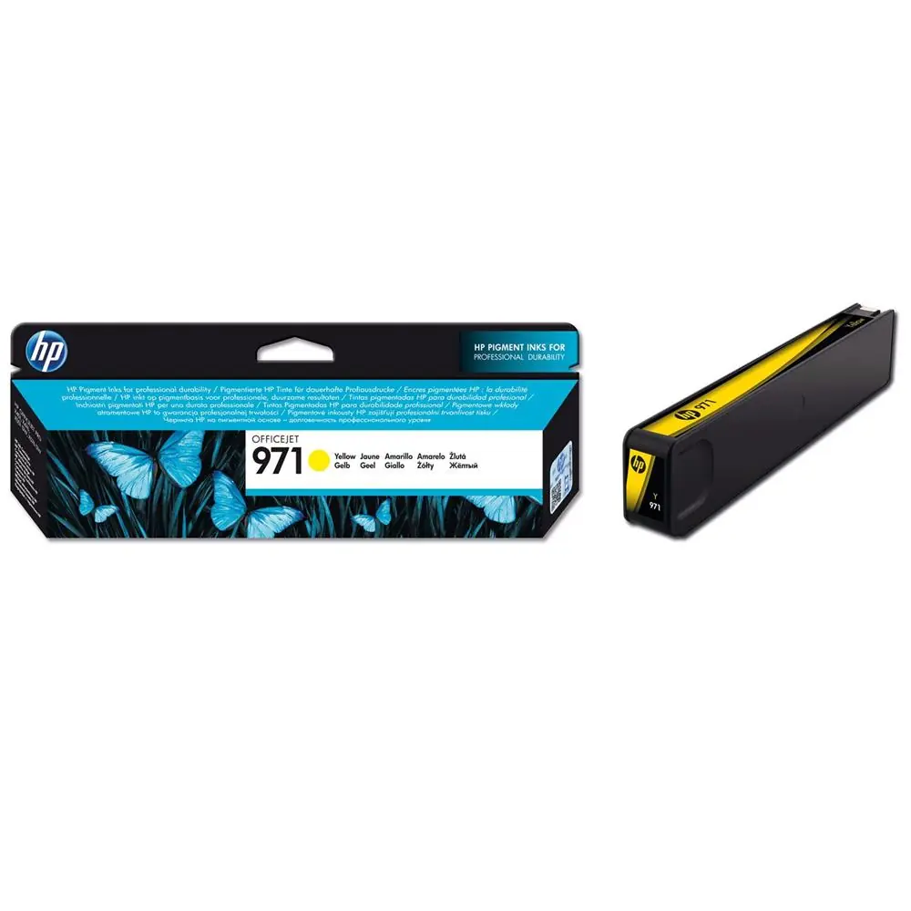 HP 971 Yellow Sarı 3.000 Sayfa Kartuş CN624A 1