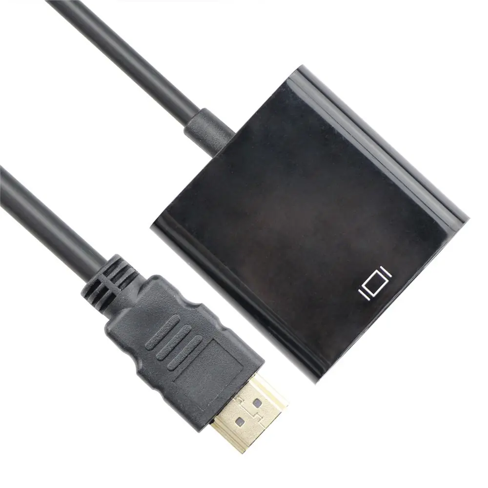 Vcom CG591-B-0.15 Siyah Hdmi Erkek To Vga Dişi Dönüştürücü 1