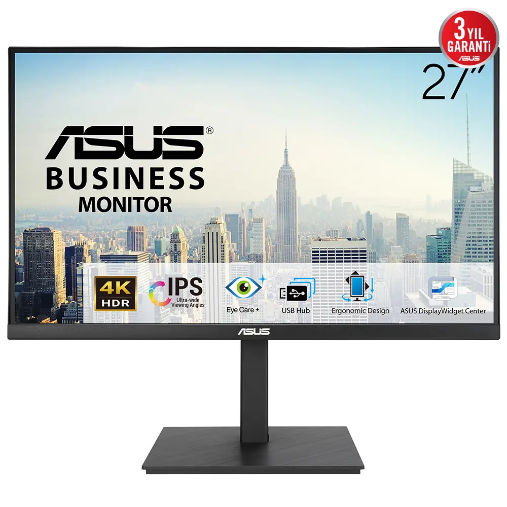 ASUS KURUMSAL VA27UQSB 27 IPS FREESYNC 3 1