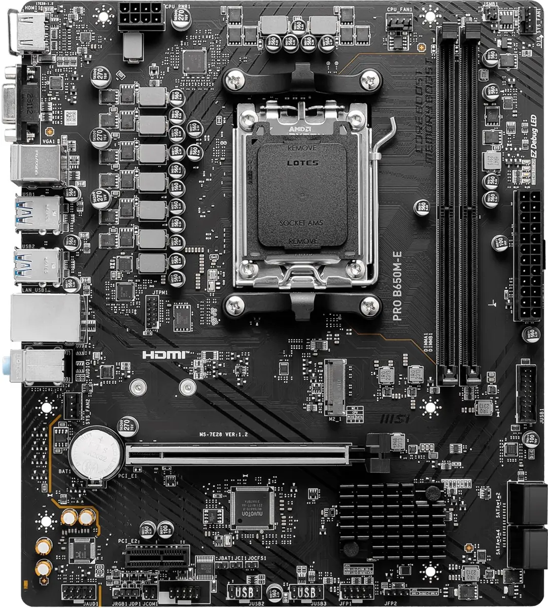 MSI MB PRO B650M-E