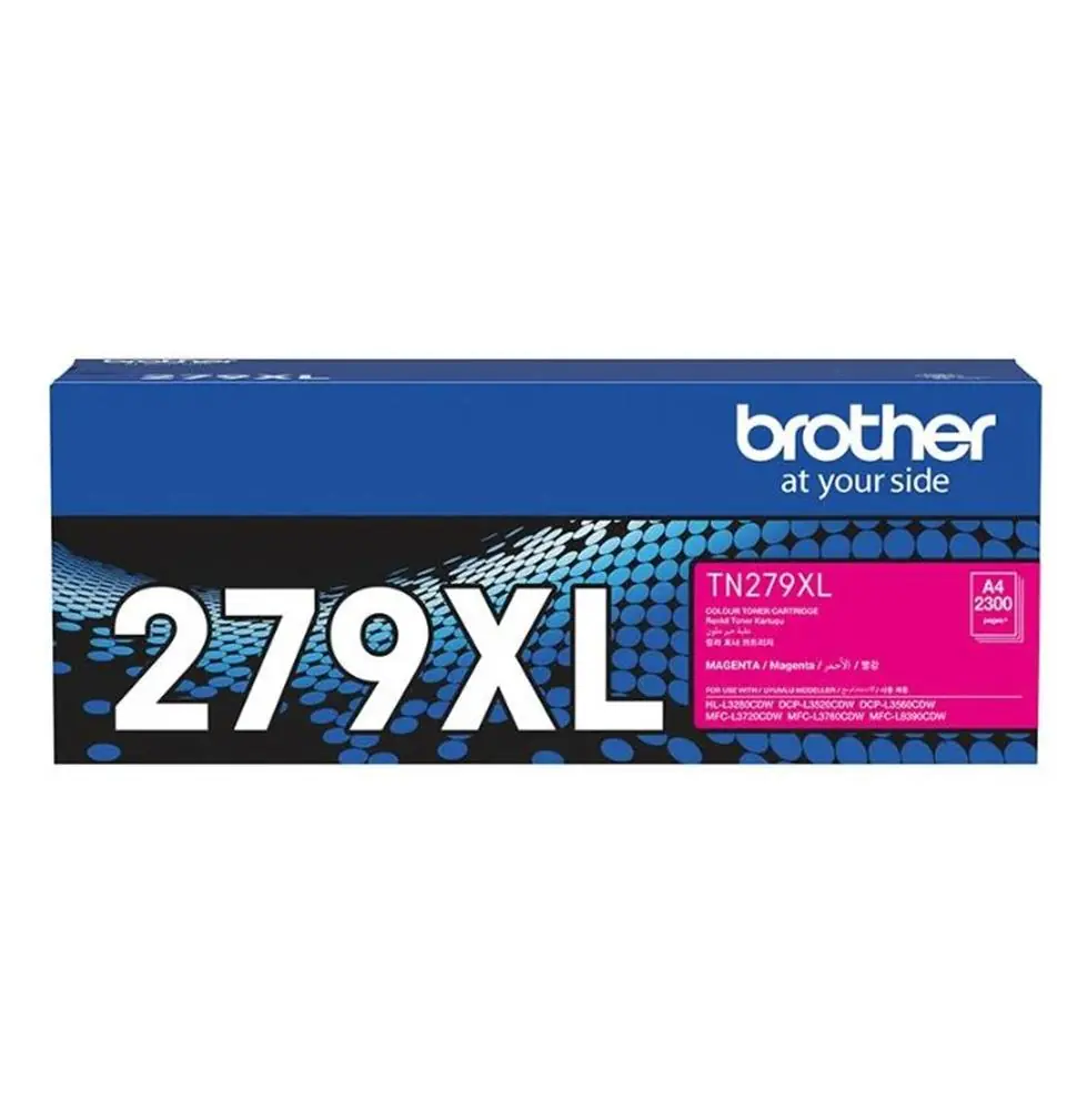 Brother TN-279XLM Magenta Kırmızı Toner HL-L3280CDW  DCP-L3520-3560 MFC-L3720-3760-8390 2.300 Sayfa 1