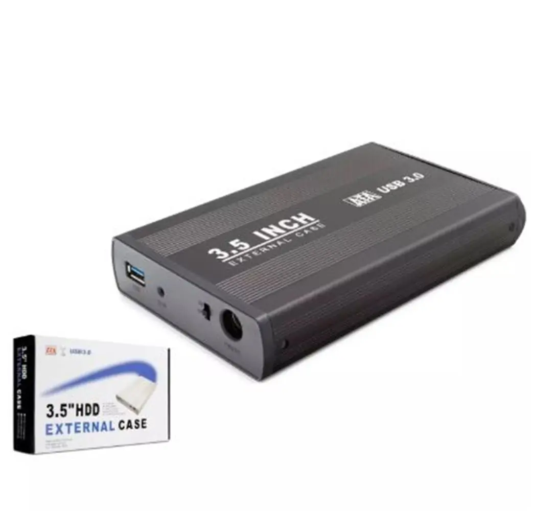 HADRON HDX1756 3.5" HDD KUTU USB3.0 METAL SATA SİYAH 1