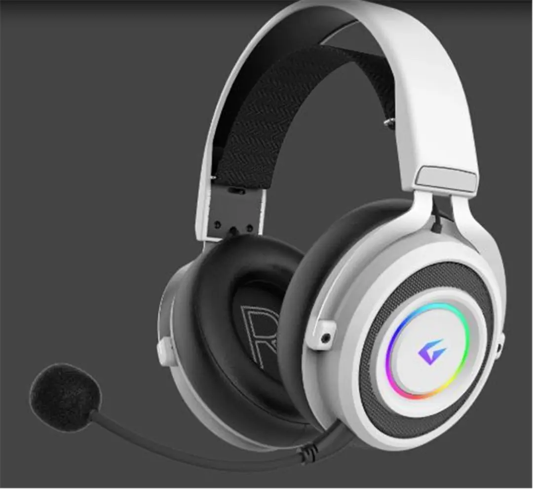 Gameagle GE2010 Step Hunter S1 RGB  Kablosuz Mikrofonlu Oyuncu Kulaklığı Beyaz