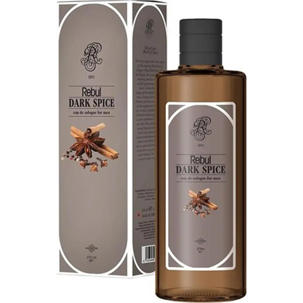 Rebul 250ml Dark Spice  Kolonya Cam Şişe 1