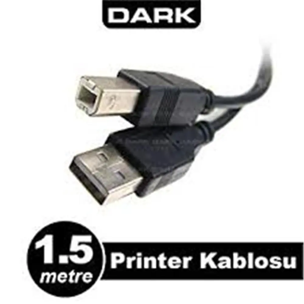 Dark DK CB USB2PRNL150 1.5mt USB 2.0 Yazıcı Kablosu 1