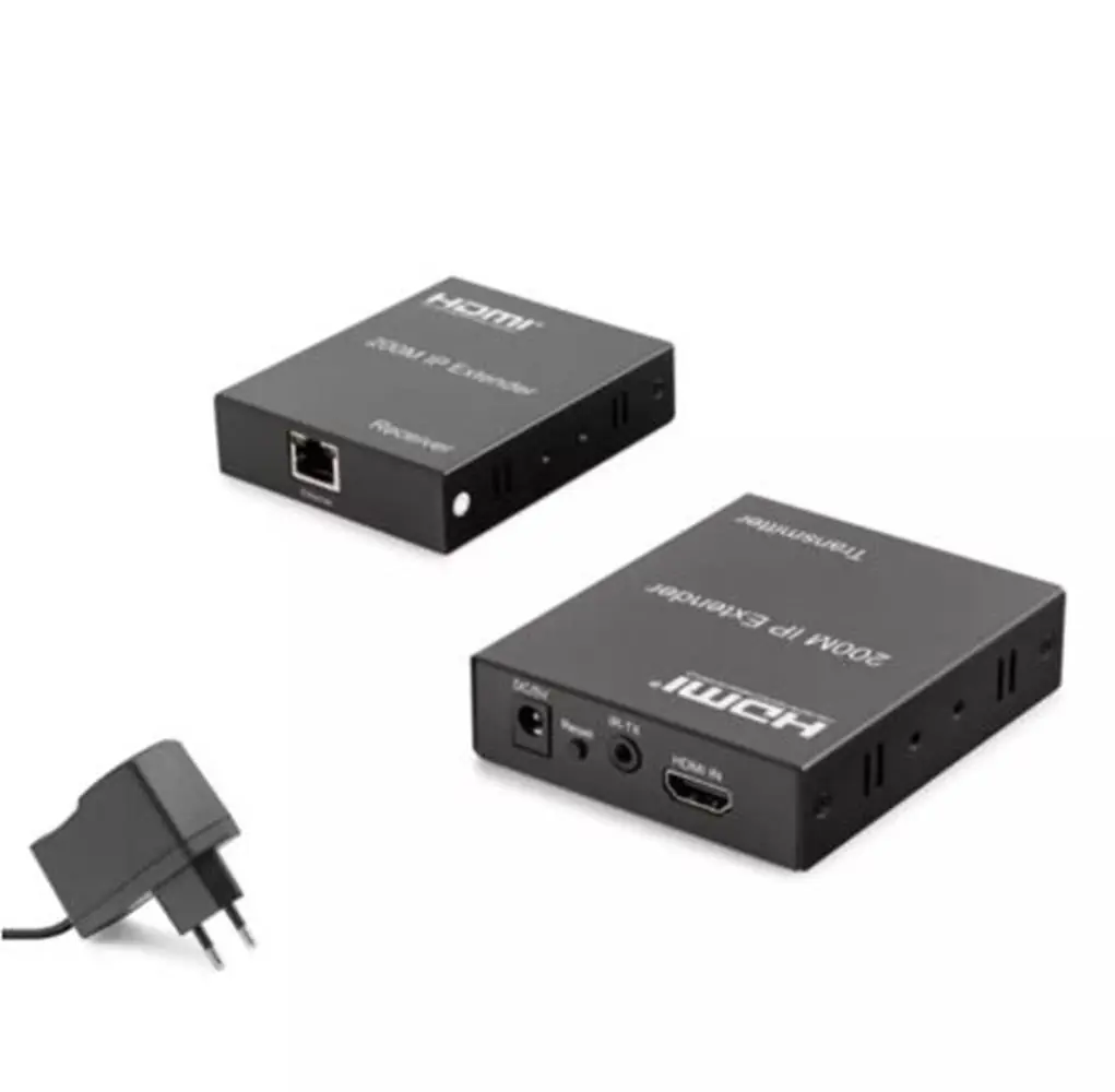 Hadron Hdx1349   200M  Hdmi Extender 480P - 720P - 1080P  Ip Siyah 1