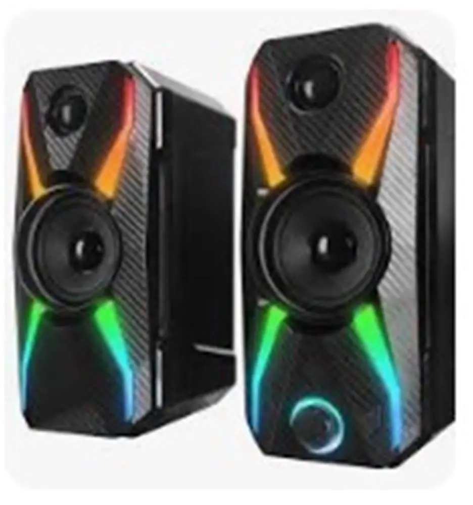 Rampage RMS-X5 2.0 Siyah Multimedia Gaming USB Speaker 1