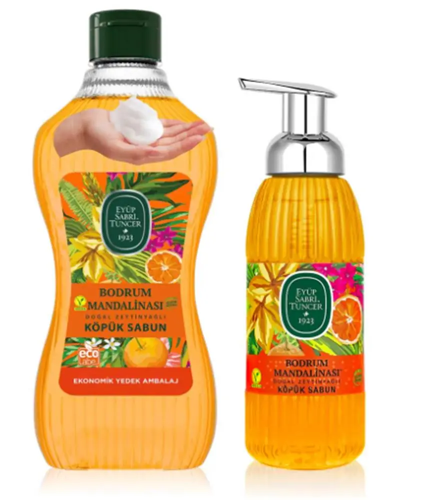 Eyüp Sabri Tuncer 1,5 lt+500 ml Bodrum Mandalina  Köpük Sabun 1