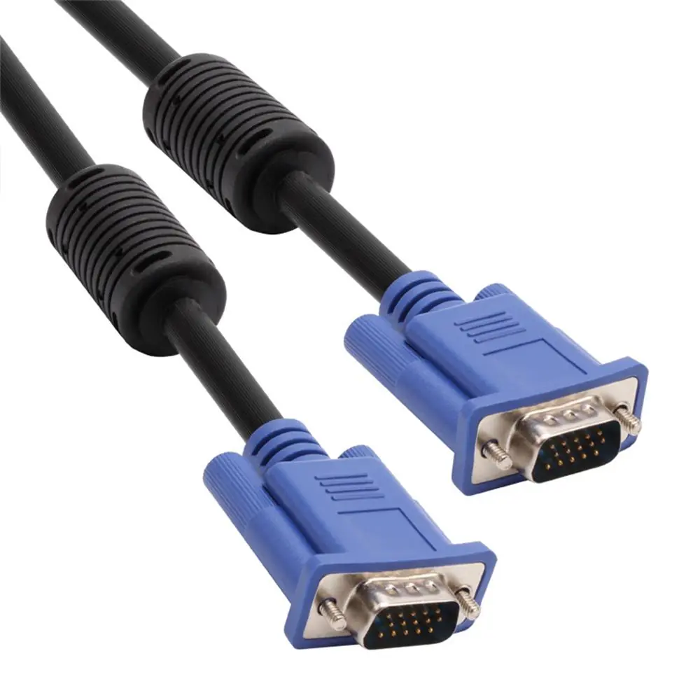 Vcom CG341AD-30.0 Mavi Konnektör Siyah 30MT Vga-M-Vga-M Kablo 1