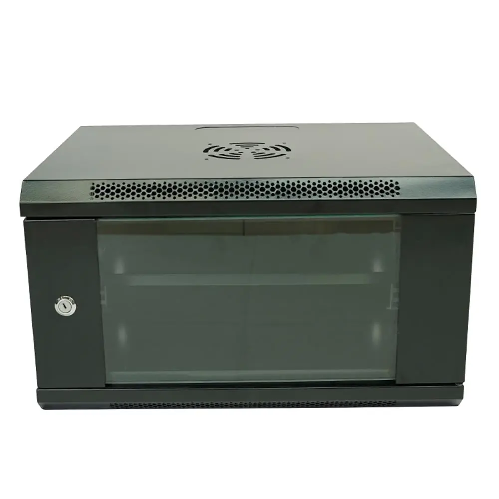 Racksan ML-6407S 7U Duvar Tipi Kabinet (350-530-400) Raf+Fan+Priz
