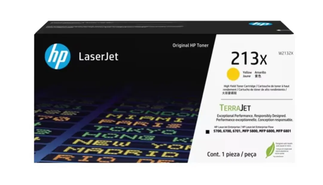 Hp 213X Yellow Sarı 6.000 Sayfa Toner W2132X 1